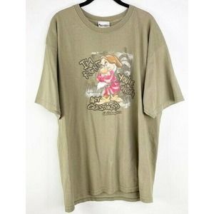 VTG Walt Disney Mens Grump Short Sleeve T-Shirt XL